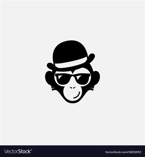 Monkey logo Royalty Free Vector Image - VectorStock