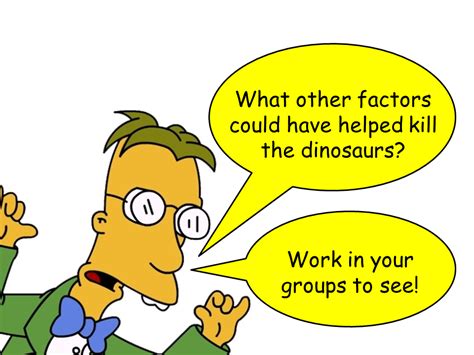 Extinction, Dinosaur extinction theories, What killed the dinosaurs? | Teaching Resources