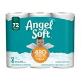 Angel Soft Toilet Paper, 18 Mega Rolls (= 72 Regular Rolls) - Walmart.com