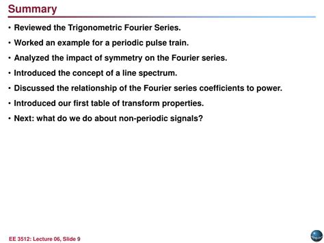 PPT - LECTURE 06: FOURIER SERIES EXAMPLES PowerPoint Presentation, free download - ID:5846734