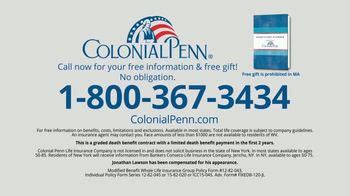 Colonial Penn Guaranteed Acceptance Whole Life Insurance TV Spot ...