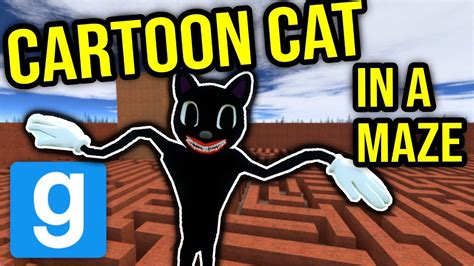 CARTOON CAT IN MAZE! (gmod nextbot) - YouTube