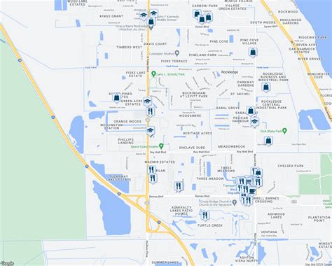 1304 Gem Circle, Rockledge FL - Walk Score