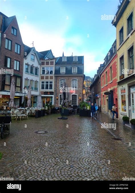 The old town of AAchen at Germany Stock Photo - Alamy