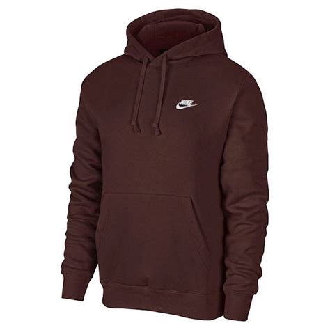 Nike Sportswear Club Fleece Pullover Hoodie - Brown | BV2654-233 ...