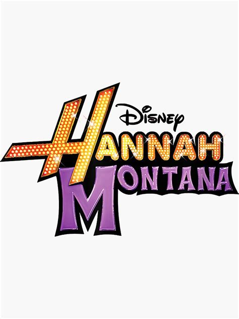 "Hannah Montana Logo " Sticker for Sale by SalazarRichard | Redbubble