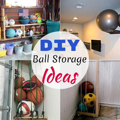 9 DIY Ball Storage Ideas For Sports Gear - DIYnCrafty