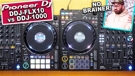 Pioneer DJ DDJ-FLX10 vs DDJ-1000 comparison - What's the difference? #TheRatcave - YouTube