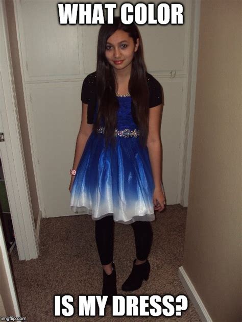 Image tagged in black and blue dress - Imgflip