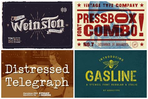 30 of the Best Distressed Fonts To Capture Authentic Grunge Effects | HipFonts