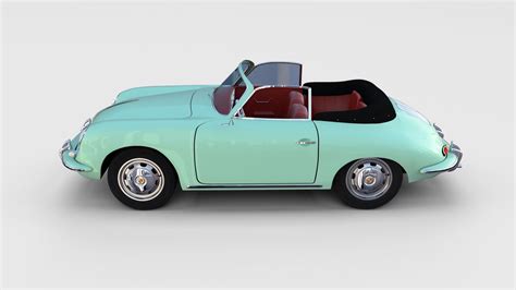 Porsche 356 Convertible Rev - 3D Model by dragosburian