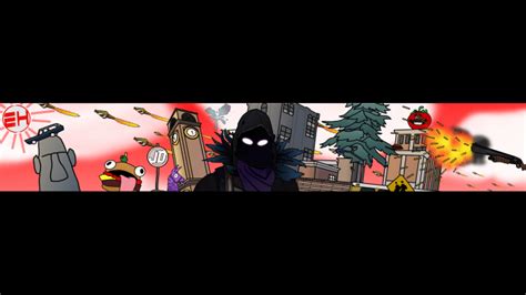 Draw a professional fortnite youtube banner by Mrwoofdog