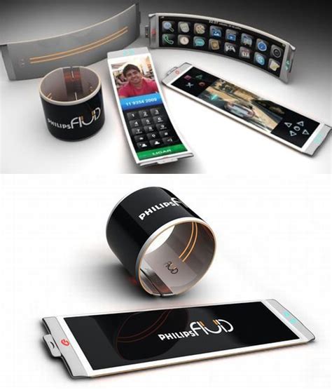 Philips Fluid smartphone with flexible OLED display | Flexible oled, Technology gadgets, Gadgets ...