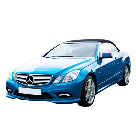 Skyblue Mercedes Benz Clk Convertible Front Free Png Image Download - Pngbazaar.com