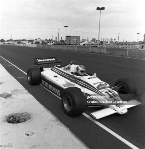 Raul Boesel drives in the 1982 Caesar's Palace Grand Prix Formula One ...