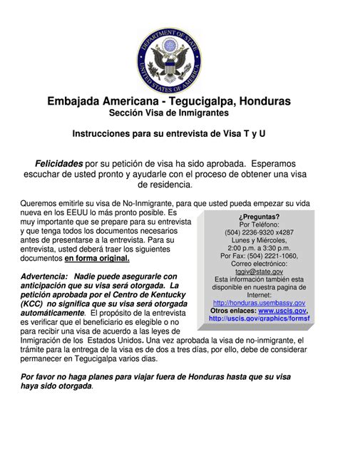 US Embassy Tegucigalpa, Honduras - Photos - photos state: Rellena, firma y envía para firmar ...