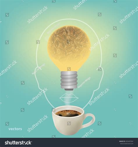 Hot Espresso Coffee Cup Floating Smoke Stock Vector (Royalty Free) 695487004
