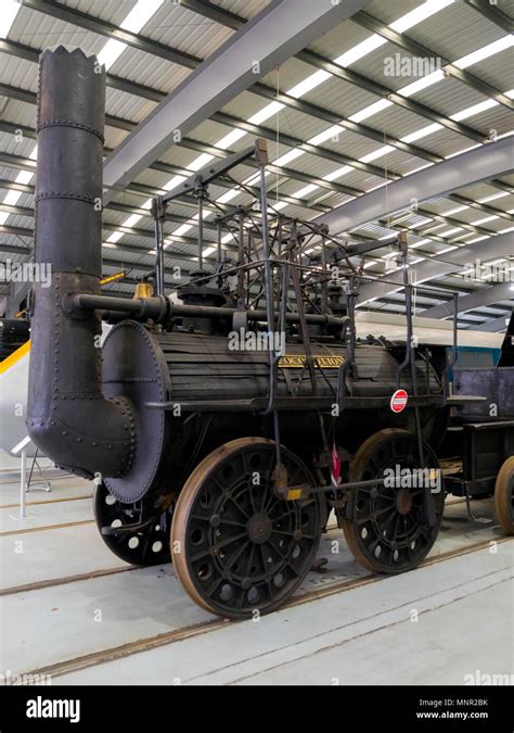 Replica of Locomotion No.1 a very early steam engine original built ...