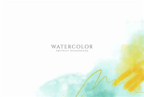 Abstract horizontal watercolor background. Neutral light colored empty ...