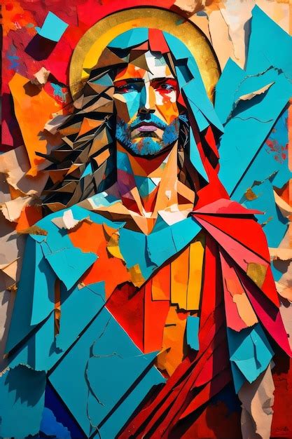 Premium AI Image | Illustration of Jesus Christ oil painting made with Generative AI