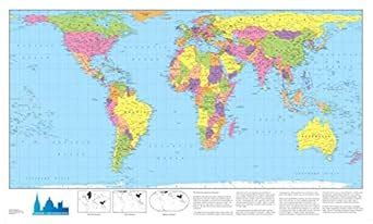 World Political Map (Hobo Dyer projection): Oxford Cartographers: 9780946405428: Amazon.com: Books