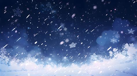 Aesthetic Snowflakes Desktop Wallpaper - Snowflakes Wallpaper 4k