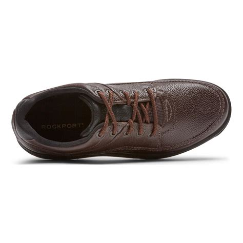 Rockport World Tour Brown Leather Men’s Walking Comfort Shoes A10889 - glwec.in