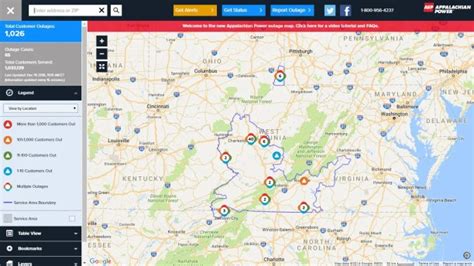 Appalachian Power Launches New Online Power Outage Information Map ...