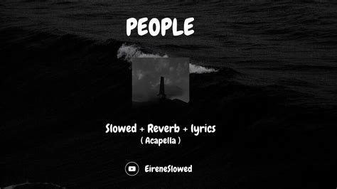 PEOPLE 🎧 ~ Acapella - YouTube