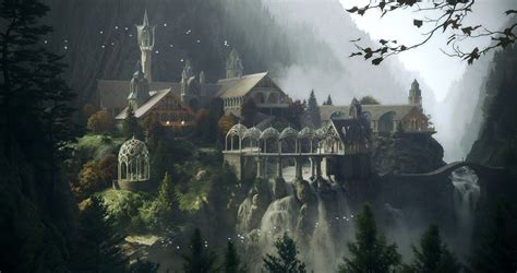 ArtStation - Rivendell, the last Homely House