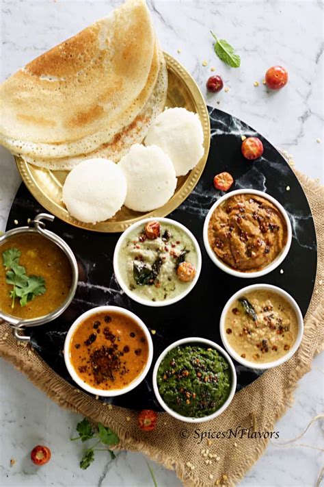 5 South Indian Chutney recipes for Idli, Dosa - Spices N Flavors