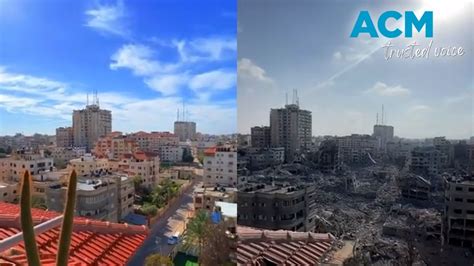 Gaza destruction: before and after footage of the warzone | The ...