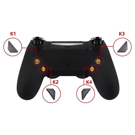 eXtremeRate Replacement Ergonomic Back Buttons, K1 K2 K3 K4 Paddles fo ...