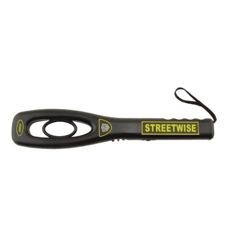 Streetwise Hand-Held Metal Detector Wand - Midwest Public Safety ...