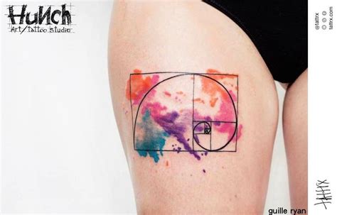 15 Hypnotizing Fibonacci Spiral Tattoos • Tattoodo