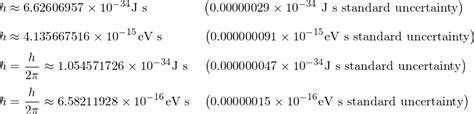 Planck's Constant Worksheets Answers