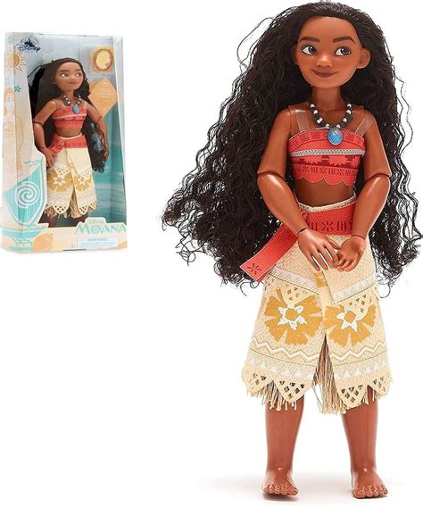 Official Disney Moana 28cm Classic Doll With Foldable Boat – TopToy