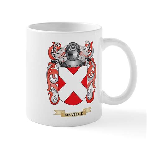 Neville Coat of Arms (Family Crest) 11 oz Ceramic Mug Neville Coat of Arms (Family Crest) Mugs ...