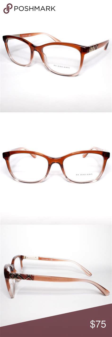 Burberry Frame B 2242 3608 53.17 140 Honey Brown W Burberry Eyeglasses ...