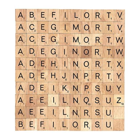 Scrabble Tiles (100 Letter Tiles)- Buy Online in United Arab Emirates ...