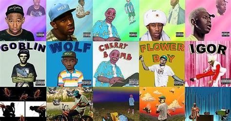 Every Tyler, The Creator album cover in the style of every Tyler, The Creator album cover ...