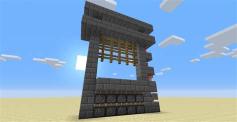 Redstone| Functional Castle Gate Minecraft Map