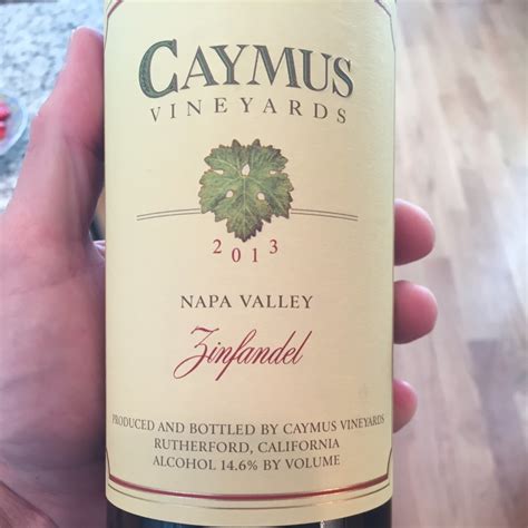 Caymus Vineyards Napa Valley Zinfandel