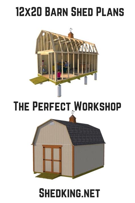 Build that perfect workshop you've always wanted with these 12x20 barn ...