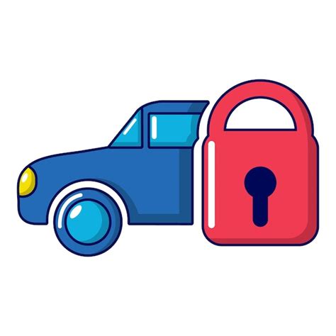 Premium Vector | Insurance car icon Cartoon illustration of insurance car vector icon for web