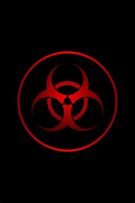 HD wallpaper: radiation, sign, symbol, red, black | Wallpaper Flare