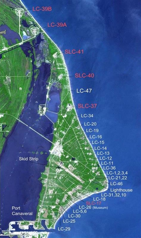 Cape Canaveral launch pads | Cape canaveral, Space nasa, Space exploration