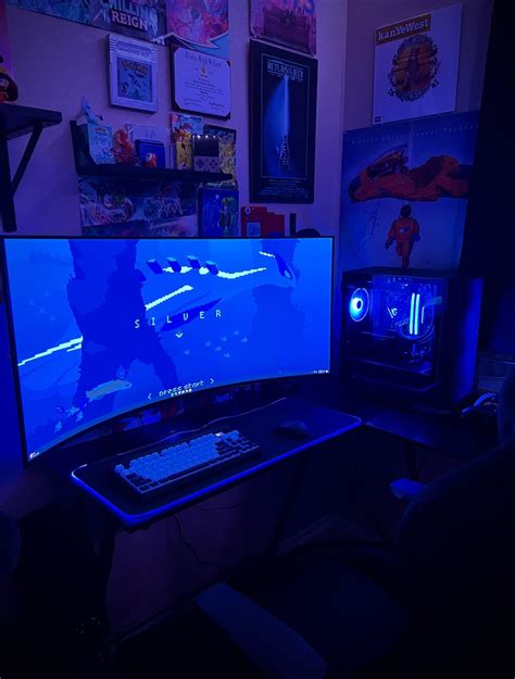 My setup with the 45inch LG OLED : r/battlestations