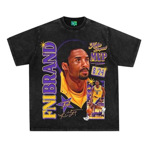 NBA Star Kobe Bryant Vintage Bastketball T-Shirts - Championship ...