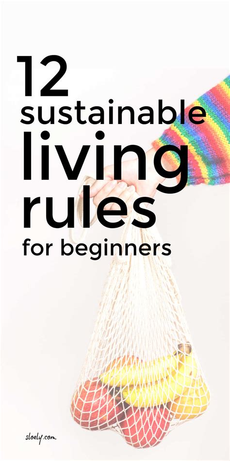 Sustainable Living Tips